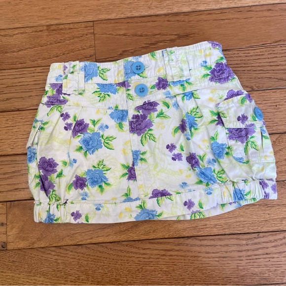 healthtex Other - VINTAGE HEALTHTEX BLUE FLORAL PRINT BABY SKIRT SIZE 9 MONTHS 100% COTTON